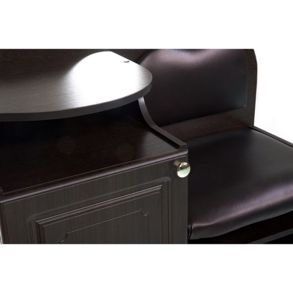 Банкетка №1, 900х430х920, Венге/Баклажан(221)