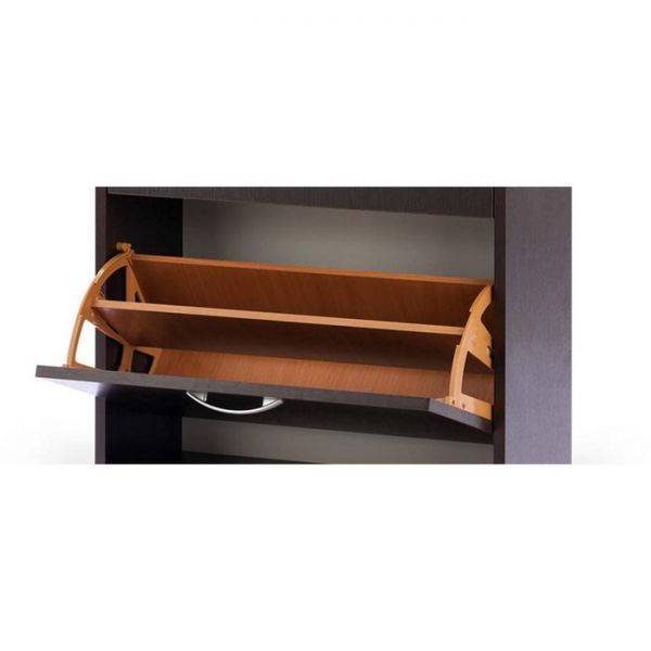 Прихожая с зеркалом ПР-4 2100х1900х500 Шимо Светлый/Шимо темный