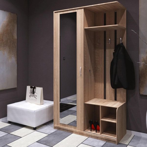 Прихожая «Алиса 11», 1120 ? 440 ? 2220 мм, универсальная, цвет дуб сонома