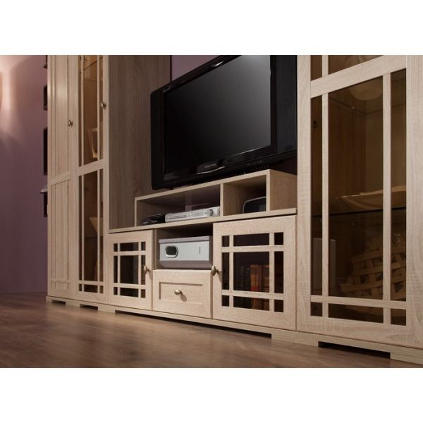 Тумба ТВ Sherlock 3, 1199 ? 400 ? 420 мм, цвет орех шоколадный