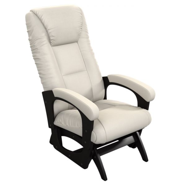 Кресло-маятник «Леон», 640 ? 1050 ? 1090 мм, экокожа, цвет крем