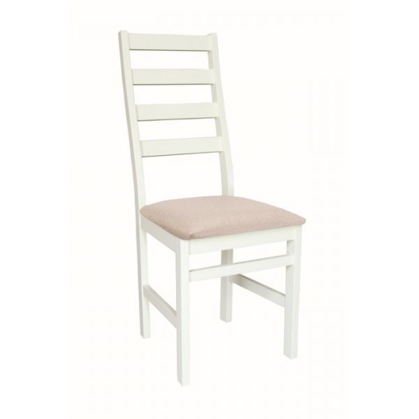 Стул Сотти фанерный 390х390х990 белый/рогожка