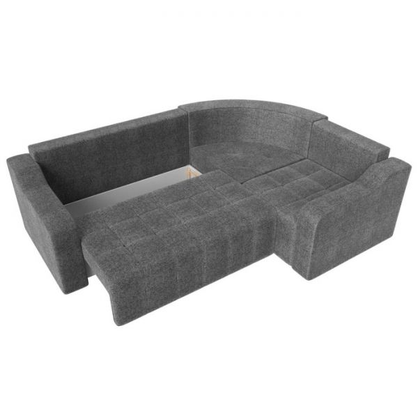 Угловой диван «Кембридж», механизм еврокнижка, рогожка, цвет бежевый