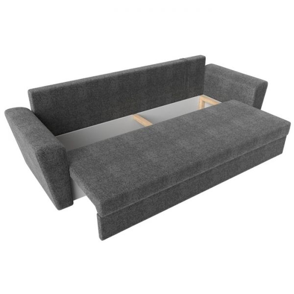 Диван прямой «Амстердам лайт», еврокнижка, рогожка, цвет бежевый