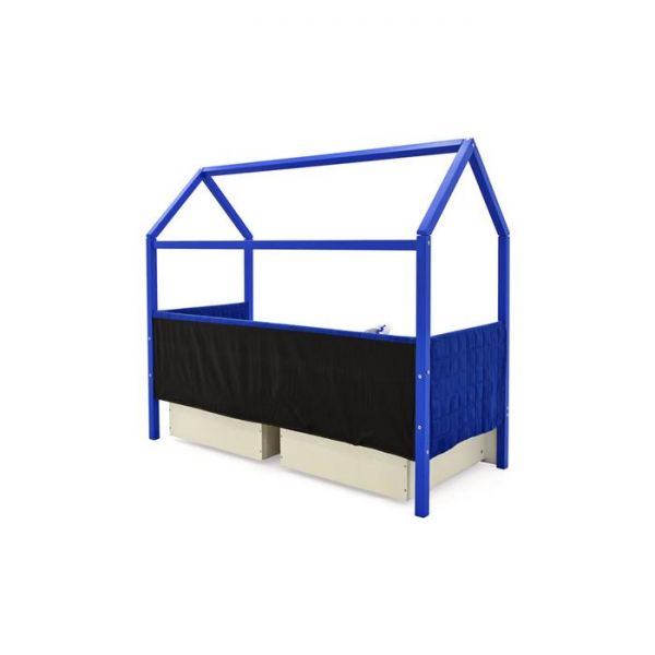 Детская кровать-домик мягкий Бельмарко  Svogen синий