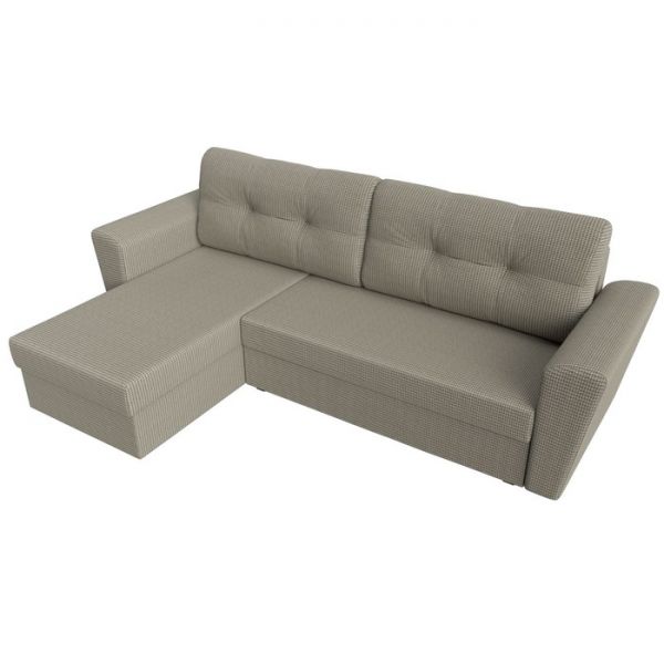 Угловой диван «Амстердам лайт», еврокнижка, правый угол, цвет корфу 02