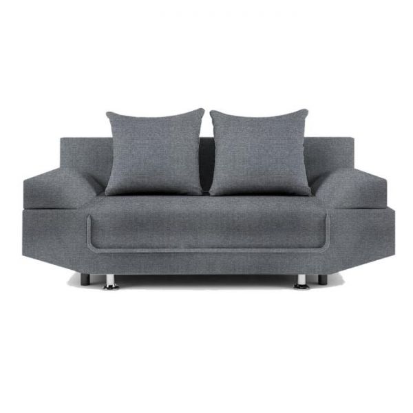 Диван «Анюта», еврокнижка, рогожка, цвет savana plus dimrose / savana plus yellow