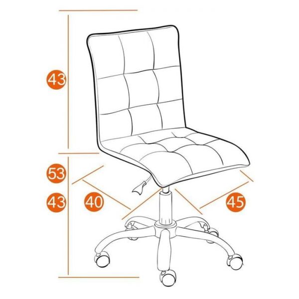 Кресло ZERO экокожа, черный 36-6