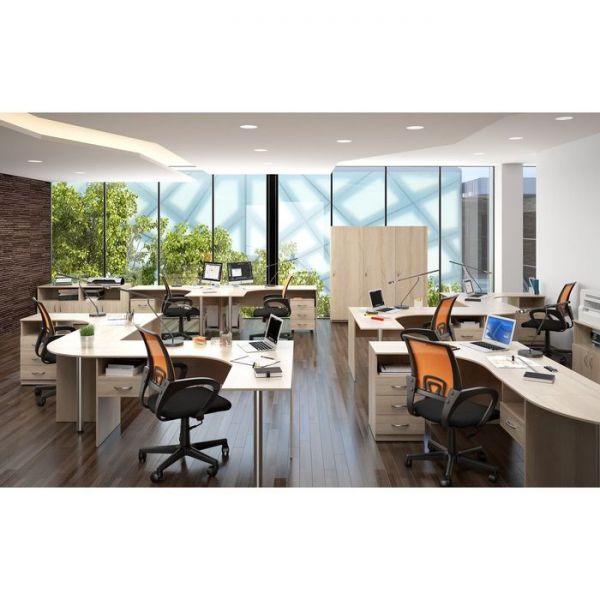 Тумба подкатная SIMPLE SC-3M, легно тёмный