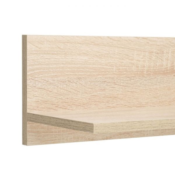 Тумба для ТВ Милан с полкой 1802х430х340 сонома/белый глянец