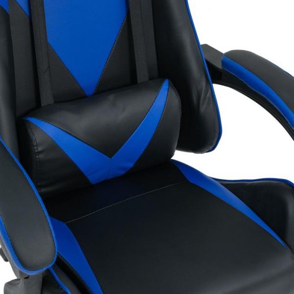 Кресло игровое SL™ DRAGON YS-900, чёрно-синее