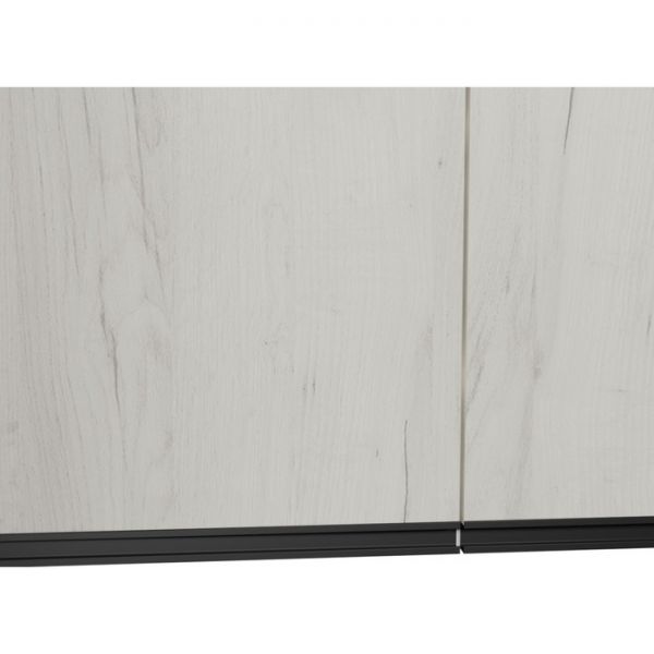 Кухонный гарнитур Паола люкс 3000х600 Белый/Кантри/Дуб грей, Дуб браун