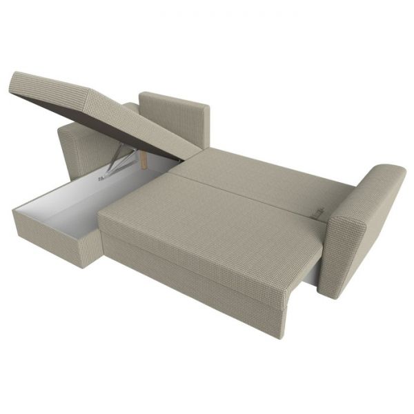 Угловой диван «Амстердам лайт», еврокнижка, правый угол, цвет корфу 02