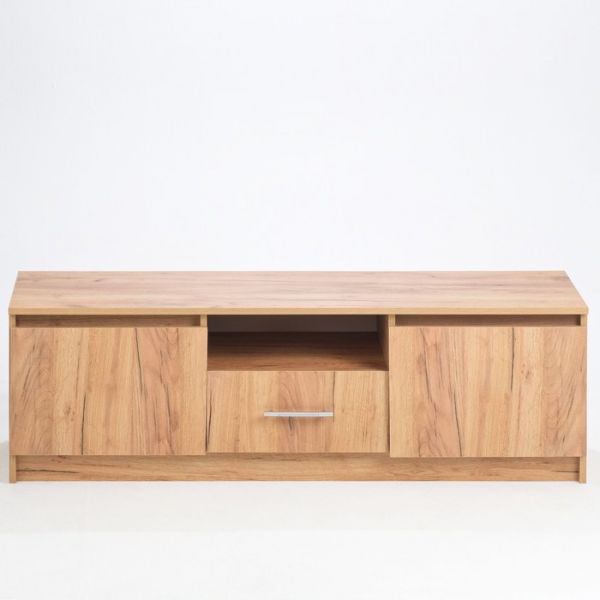 Тумба под ТВ Дели-1, 1400х420х440, Крафт золотой/Крафт золотой