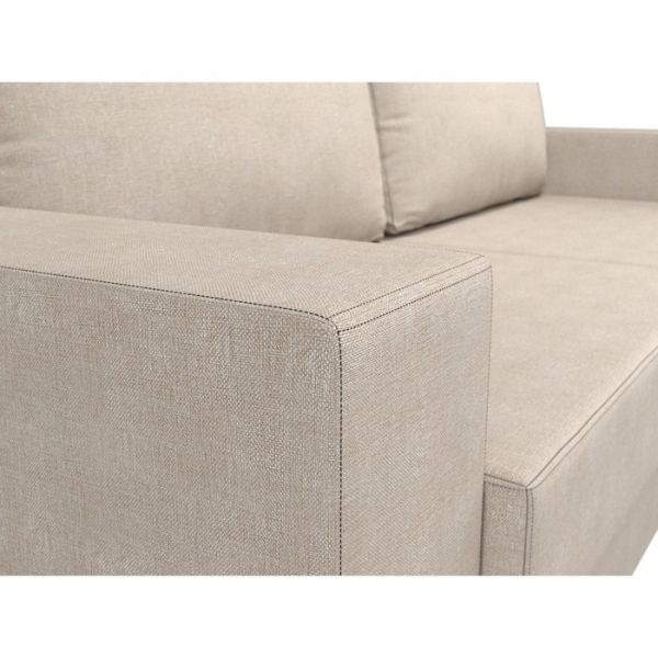 Прямой диван «Исланд», рогожка, цвет бежевый