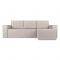 Угловой диван «Куба», механизм еврокнижка, рогожка, цвет бежевый