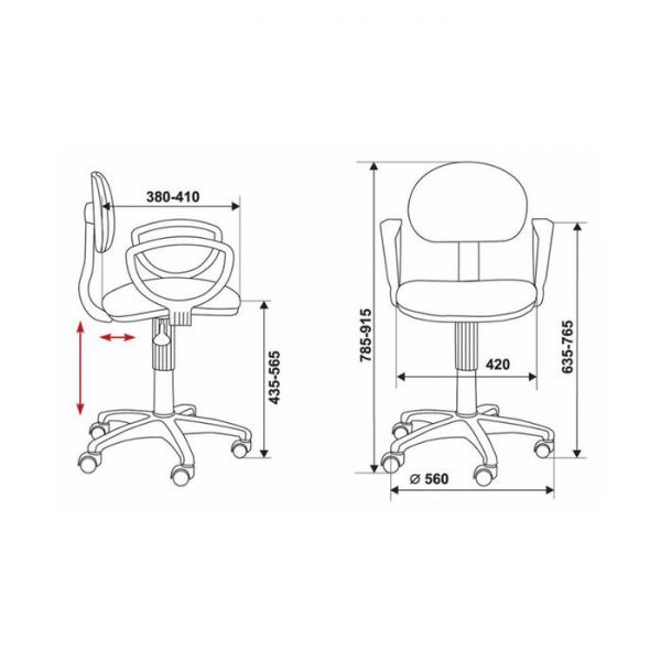 Кресло CH-213AXN/B черный