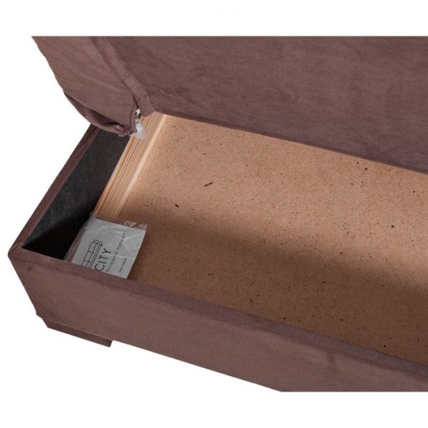 Прямой диван «Осло», механизм книжка, велюр, цвет серый