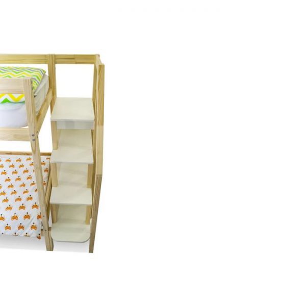 Детская двухъярусная кровать Бельмарко Svogen натура