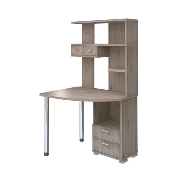 Стол компьютерный «СК 20», 1050 ? 850 ? 1740 мм, левый, цвет нельсон