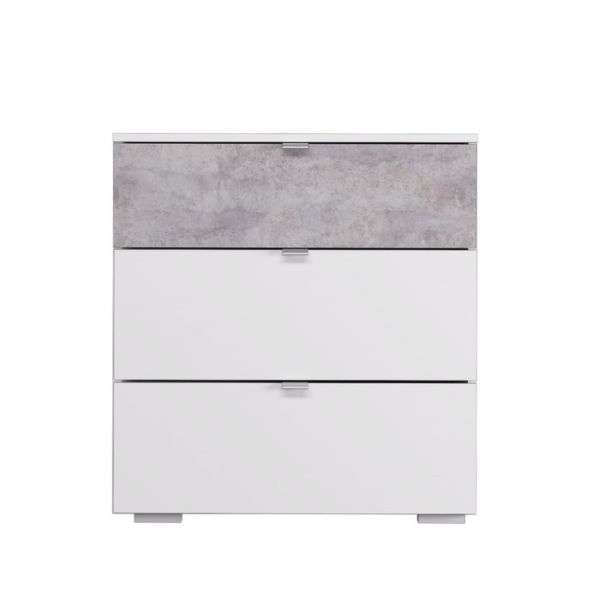 Комод «Акцент №9», 700 ? 474 ? 750 мм, цвет белый / цемент светлый