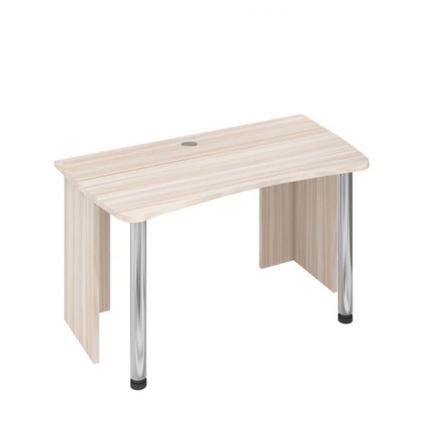 Стол СКЛ-Софт140, 1400 ? 750 ? 770 мм, цвет белый жемчуг