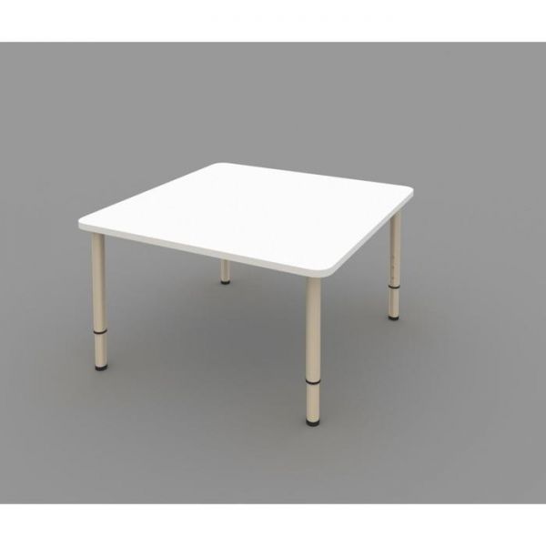 Стол детский регулируемый, 4-х местный, 700 ? 700 ? 400 мм, группа 0-3, цвет синий