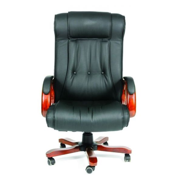 Кресло руководителя Chairman 653 черная кожа