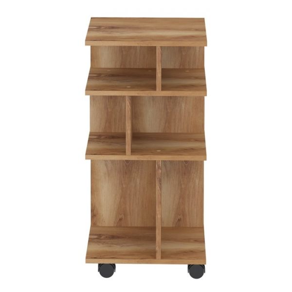 Стеллаж мобильный «Сеул», 400 ? 400 ? 815 мм, цвет дуб кельтик