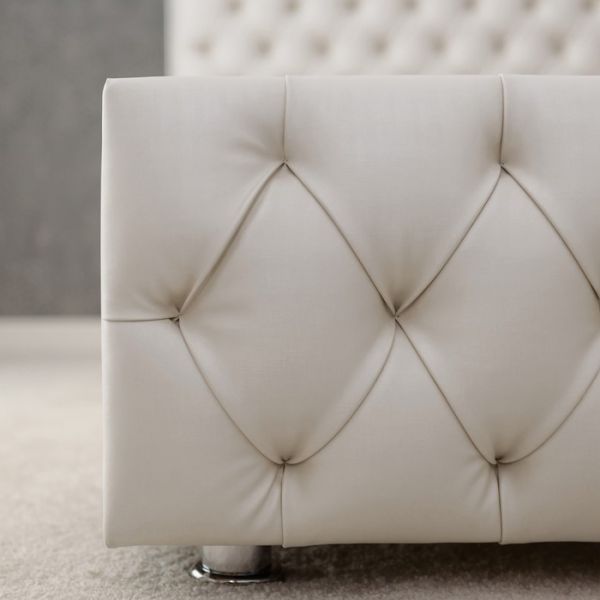 Кровать «Купол тысячелетия 2016» с ПМ, 1400 ? 2000, ортопед. основание, взбитые сливки