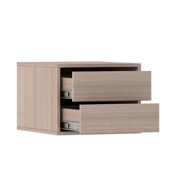 Блок ящиков для шкафов-купе 1000 ? 600 мм и 1500 ? 600 мм, цвет ясень шимо светлый