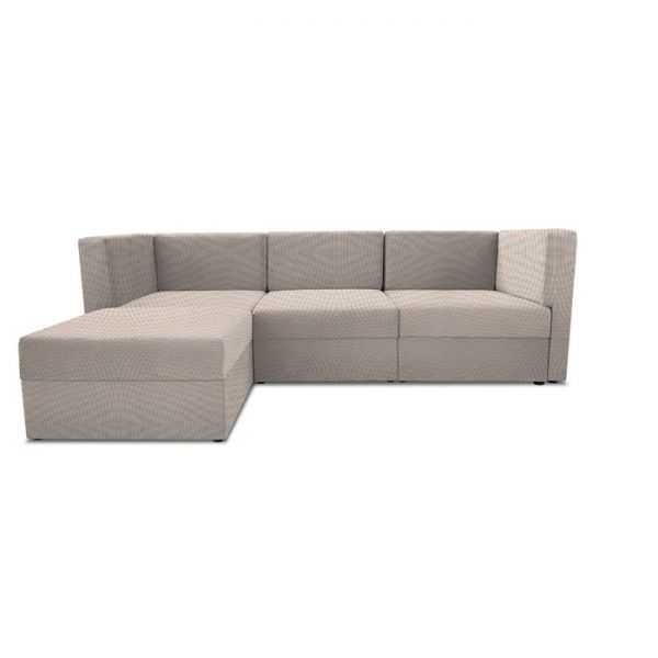 Диван модульный угловой «Бергамо», четыре секции, рогожка, цвет savana plus mocca