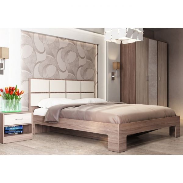 Кровать Кр-12, 1600х2000, Ясень Шимо Темный