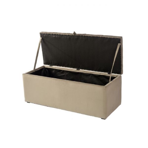 Пуф Осло 1000х400х410  велюр светло-коричневый