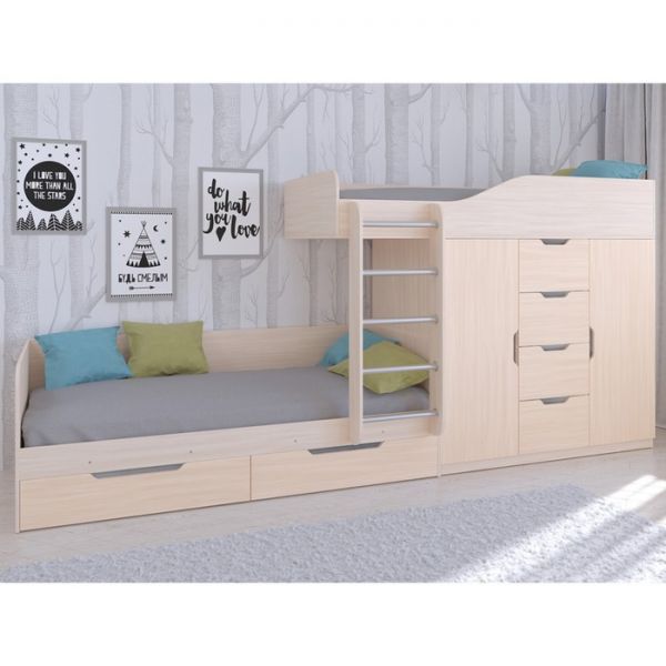 Детский комплекс «Астра 6», цвет дуб молочный/дуб молочный