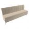Кухонный прямой диван «Кантри», экокожа, цвет бежевый