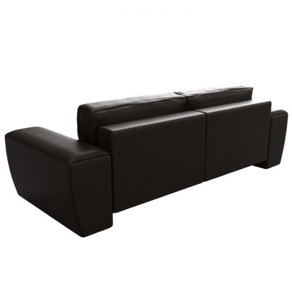 Прямой диван «Беккер», механизм еврокнижка, экокожа, цвет бежевый