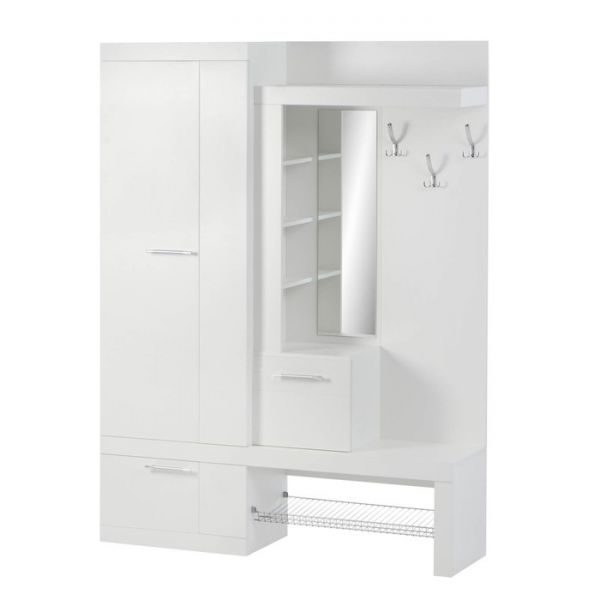 Прихожая Дуэт, 1500х380х2000, Белый