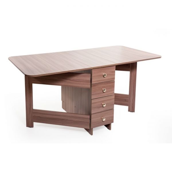 Стол-книжка №2, 1600x800x750, Ясень Шимо темный