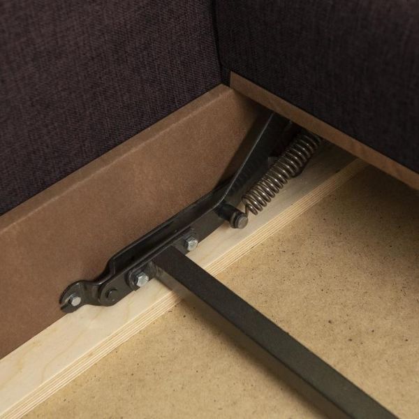 Диван "Матис" с подлокотниками, ткань рогожка Coral