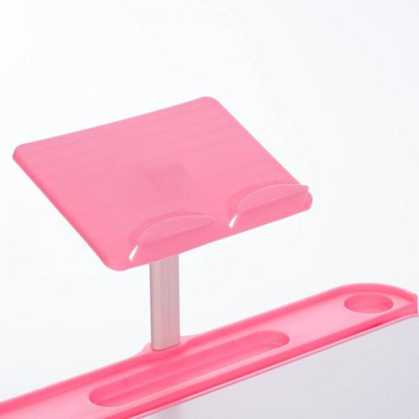 Растущая парта со стулом S05, розовая, ростовая группа №3-4