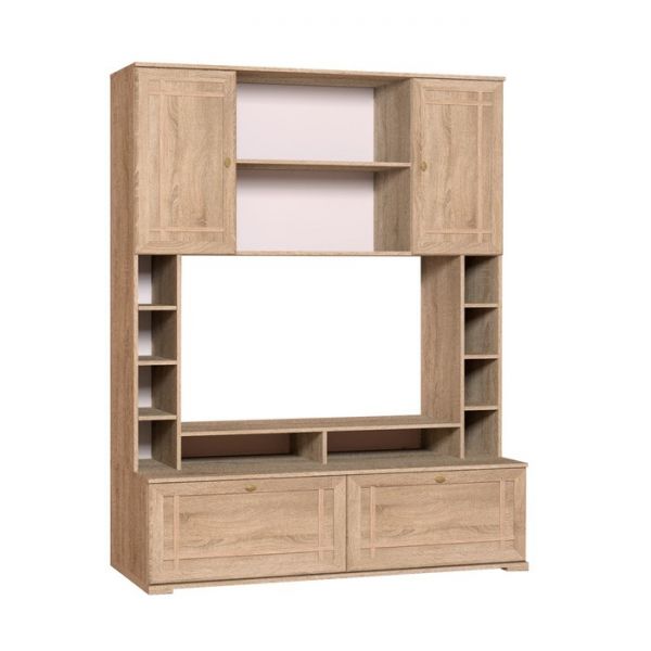 Шкаф Sherlock 1, 1520 ? 590 ? 2107 мм, цвет ясень анкор светлый