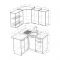 Кухонный гарнитур Сабрина прайм, 1200 х 1400 мм