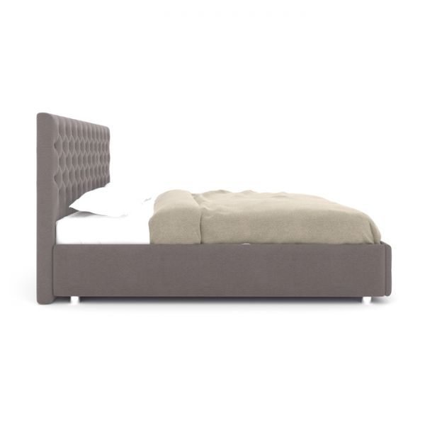 Кровать «Купол тысячелетия» с ПМ, 140 ? 200 см, ортопедическое основание, цвет Bravo Grey