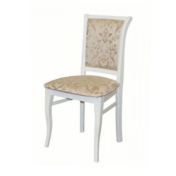 Стул «М15», жаккард, ткань 37, цвет белый