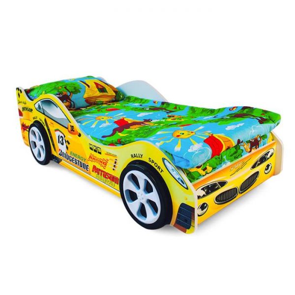 Детская кровать-машина «Пламя»