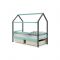 Детская кровать-домик Бельмарко Svogen графит-мятный