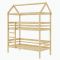 Детская двухъярусная кровать-домик Baby-house, 70 ? 160 см, цвет сосна