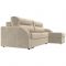 Угловой диван «Дарси», механизм еврокнижка, микровельвет, цвет бежевый