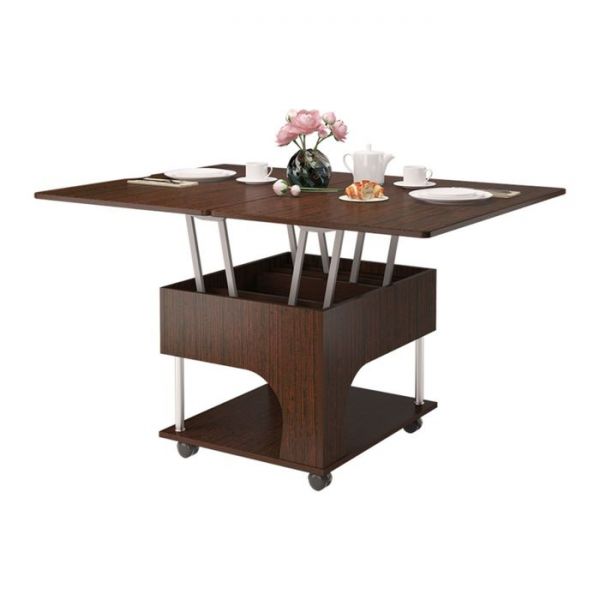 Стол-трансформер "Ричмонд", 520(897)х900(620)х1240 мм, венге